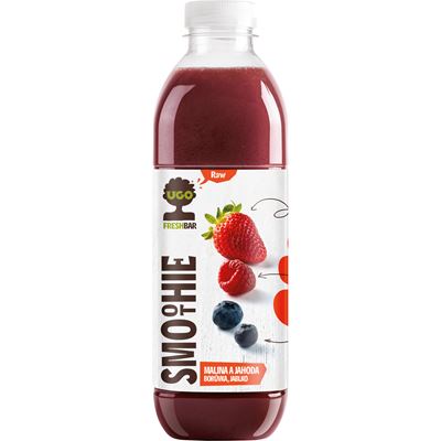 UGO Šťáva malina+jahoda+borůvka+jablko CZ 750 ml PET
