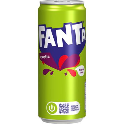 FANTA Exotic 24 x 330 ml plech
