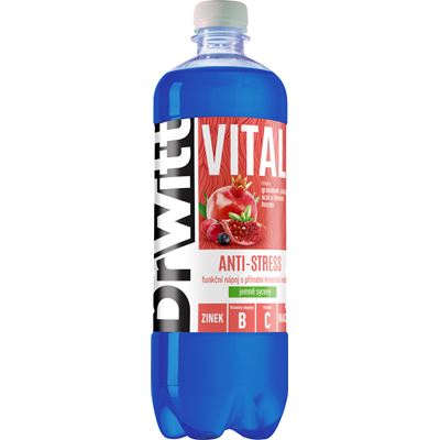 DrWitt Vital Anti-Stress vitaminová voda 12 x 750 ml