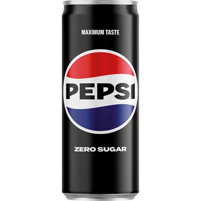 PEPSI Cola Zero Sugar 4 x 330 ml plech