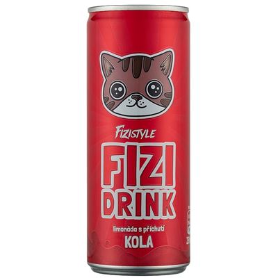 FIZI DRINK kola 6 x 250 ml plech