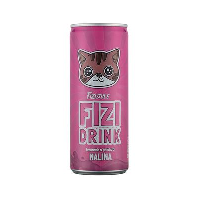 FIZI DRINK malina 6 x 250 ml plech