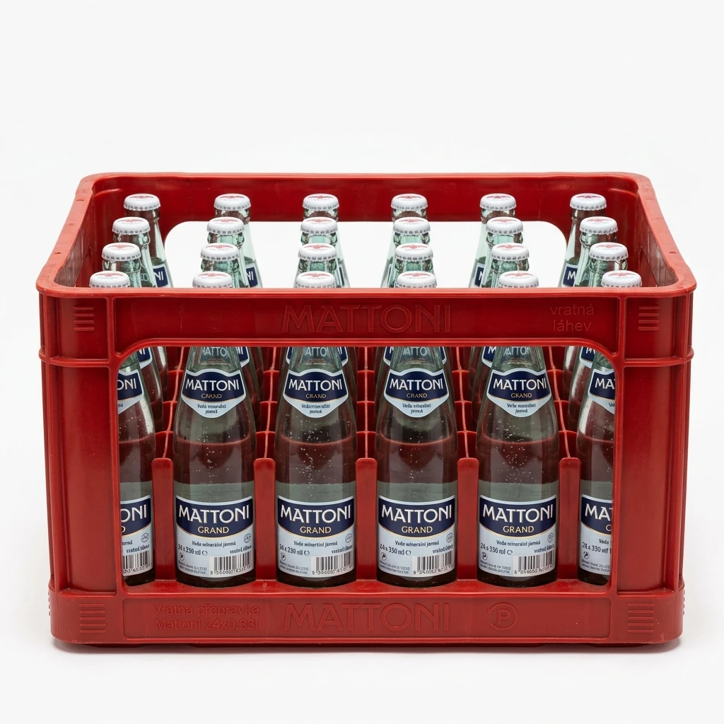MATTONI Grand Voda minerální jemná 24 x 330 ml vratná láhev