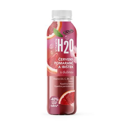 Rio H2O červený pomeranč ibišek 6 x 400 ml PET