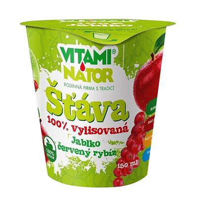VITAMINÁTOR jablko rybíz 20 x 150 ml