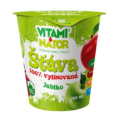 VITAMINÁTOR jablko 100 % 20 x 150 ml