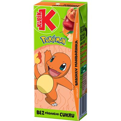 KUBÍK Pokémon mandarinka brusinka 27 x 200 ml