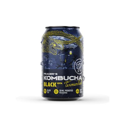PRAGER'S Kombucha Black Tea 12 x 330 ml