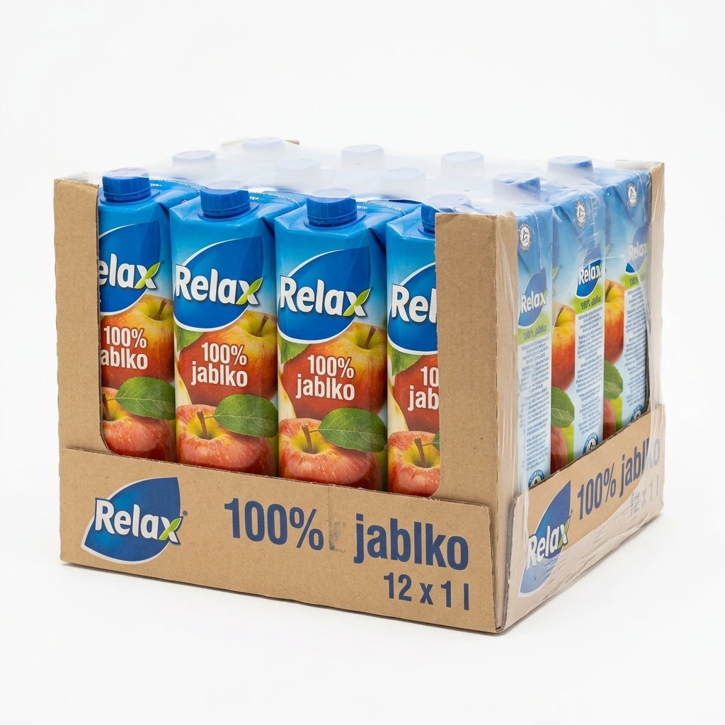 Relax 100 % jablko 12 x 1 l