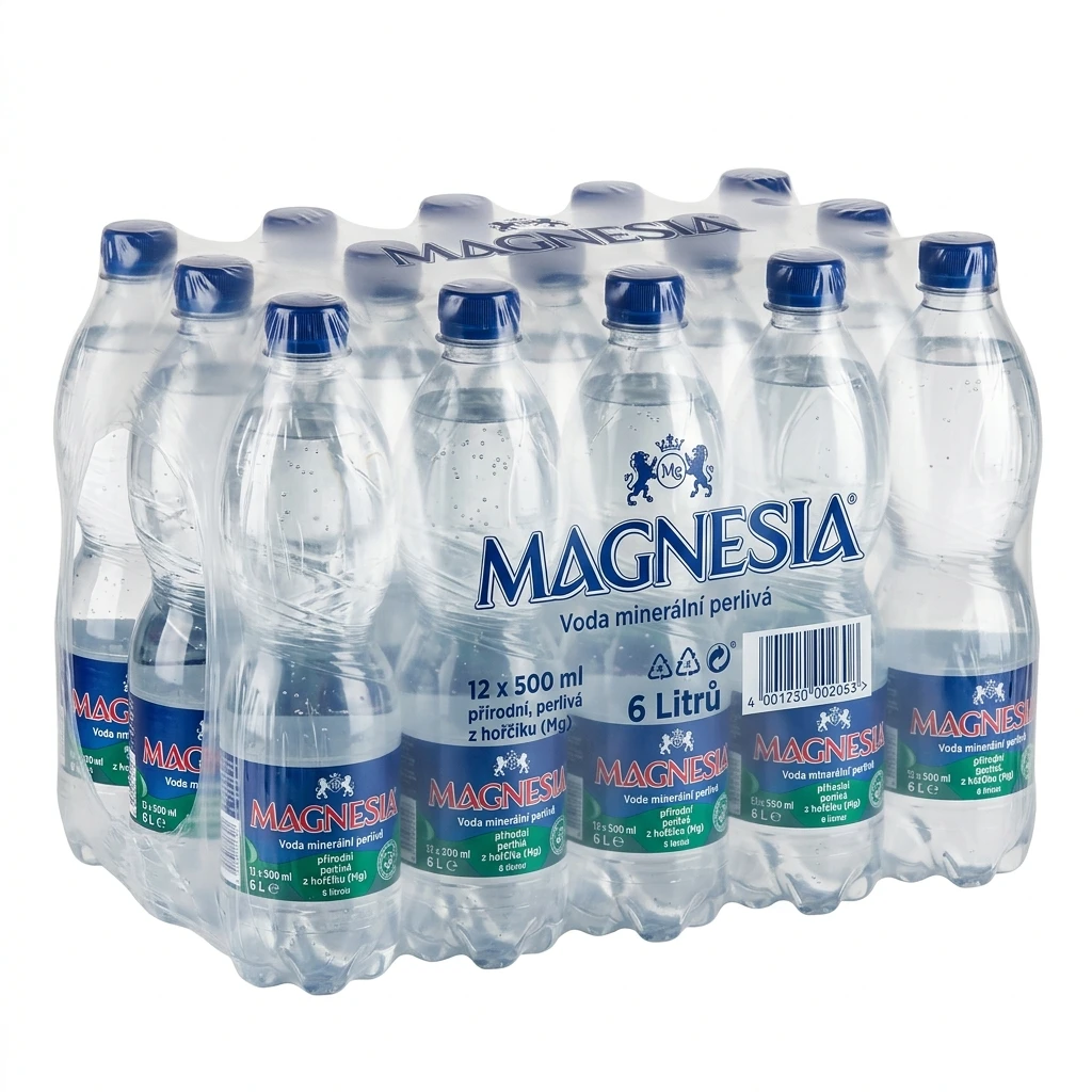 MAGNESIA Voda minerální perlivá 12 x 500 ml