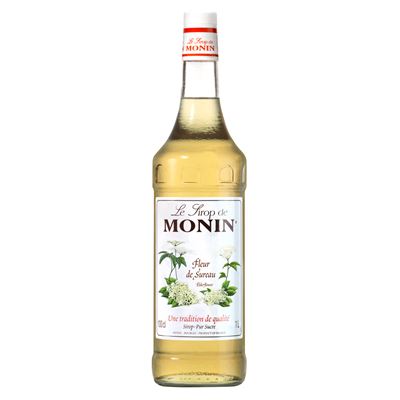 MONIN Sirup Elderflower/Bezová šťáva 1 l