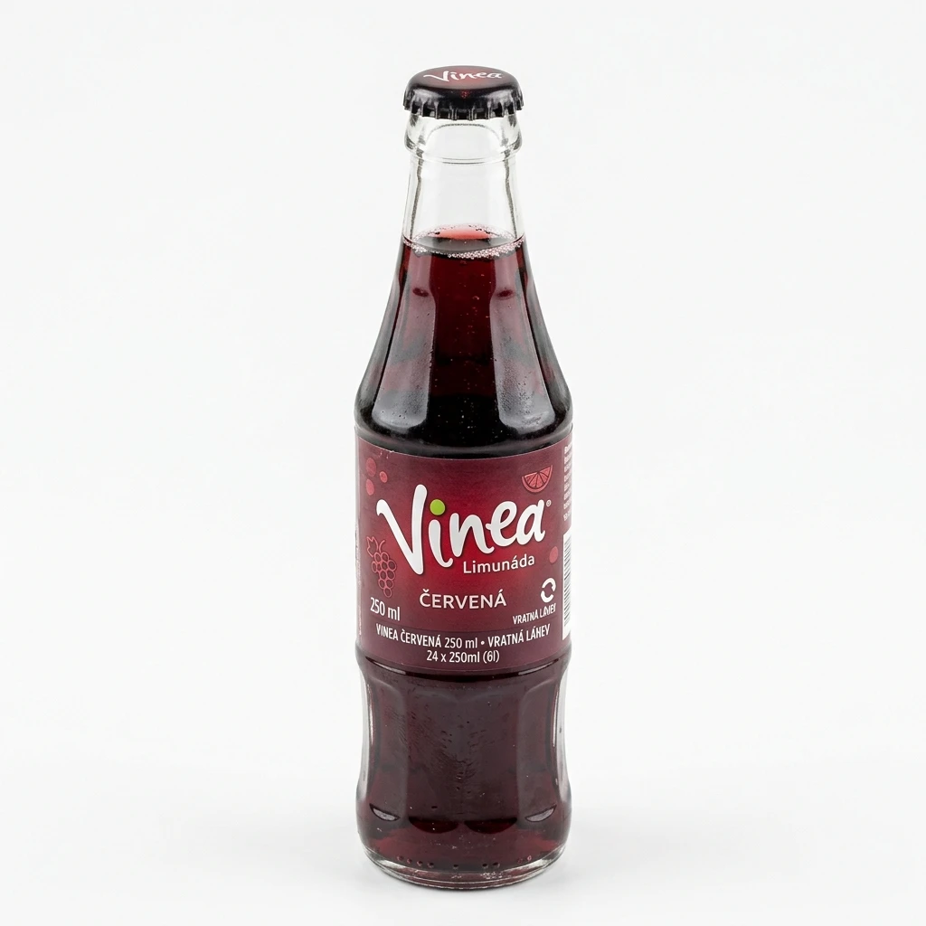 Vinea Limonáda červená 24 x 250 ml vratná láhev