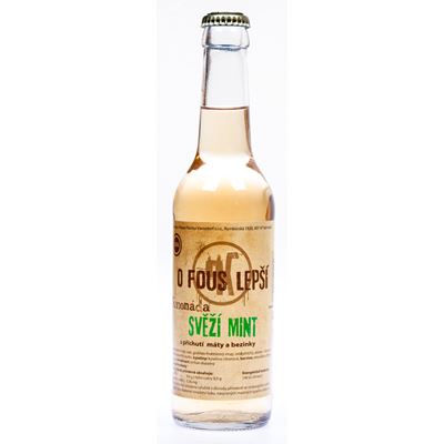 Kocour svěží Mint/máta limonáda 330 ml vratná láhev