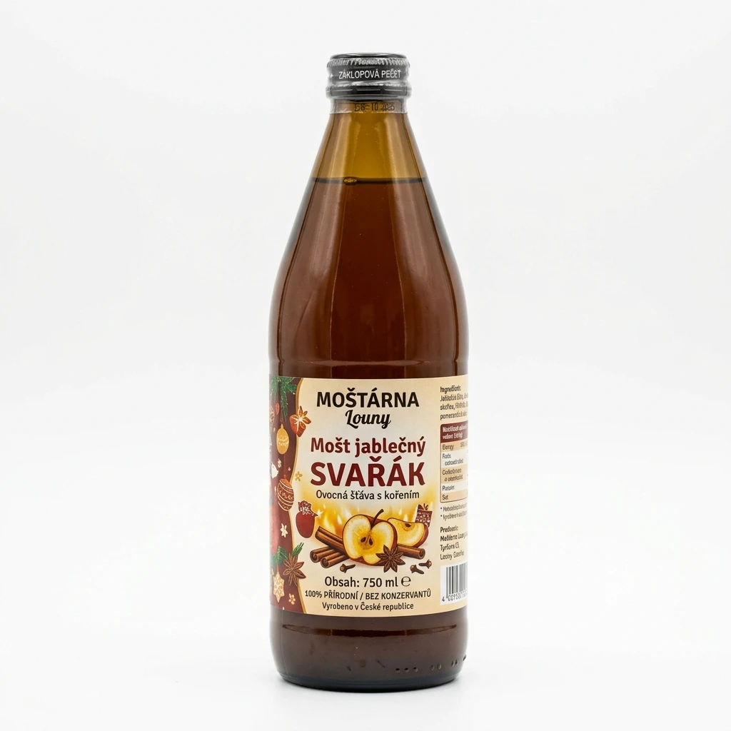 MOŠTÁRNA Louny Mošt jablečný svařák 750 ml