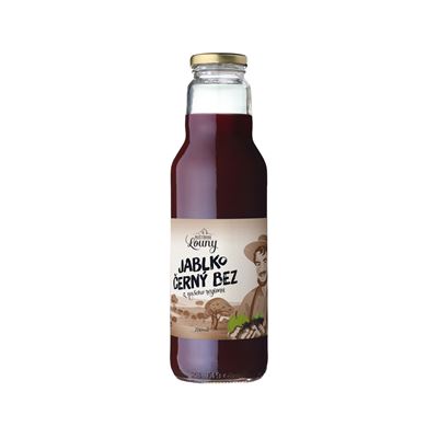 MOŠTÁRNA Louny Mošt jablko černý bez 750 ml