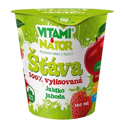 VITAMINÁTOR jablko jahoda 20 x 150 ml