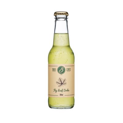 THREE CENTS Fig Leaf Soda 24 x 200 ml