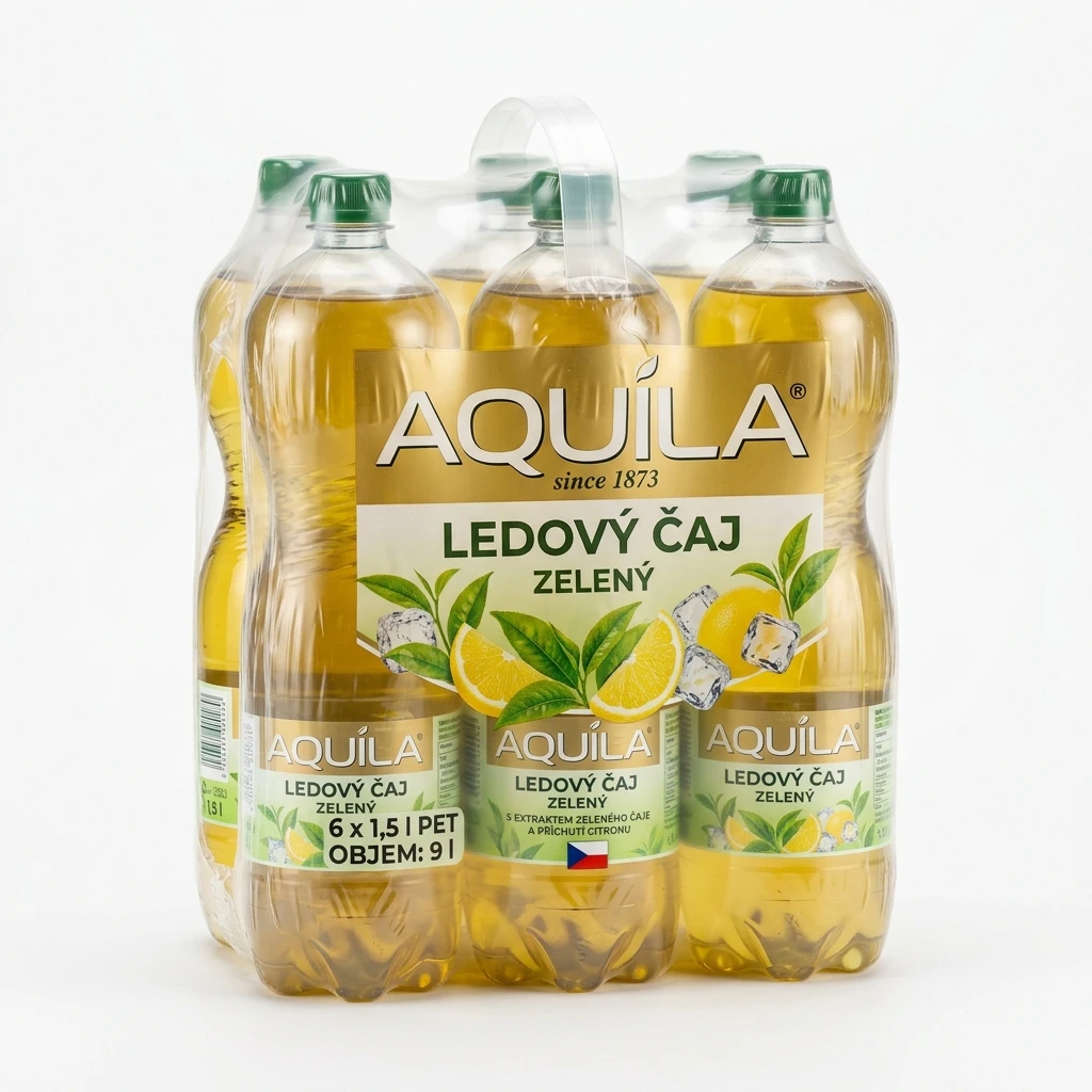 AQUILA Ledový čaj zelený 6 x 1,5 l PET