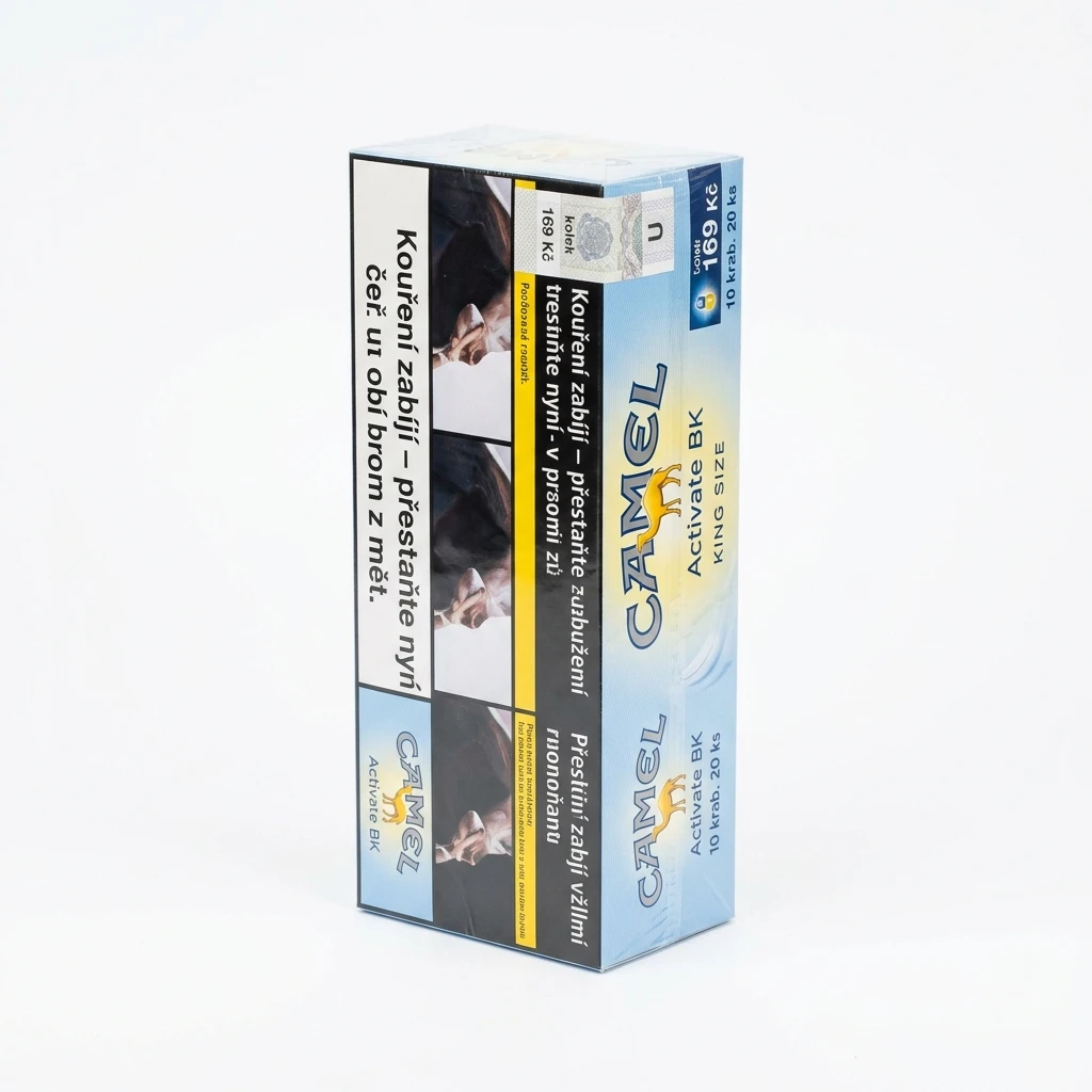 CAMEL Activate BK king size tvrdé bal. 10 krab. 20 ks kolek U 169 Kč VO cena