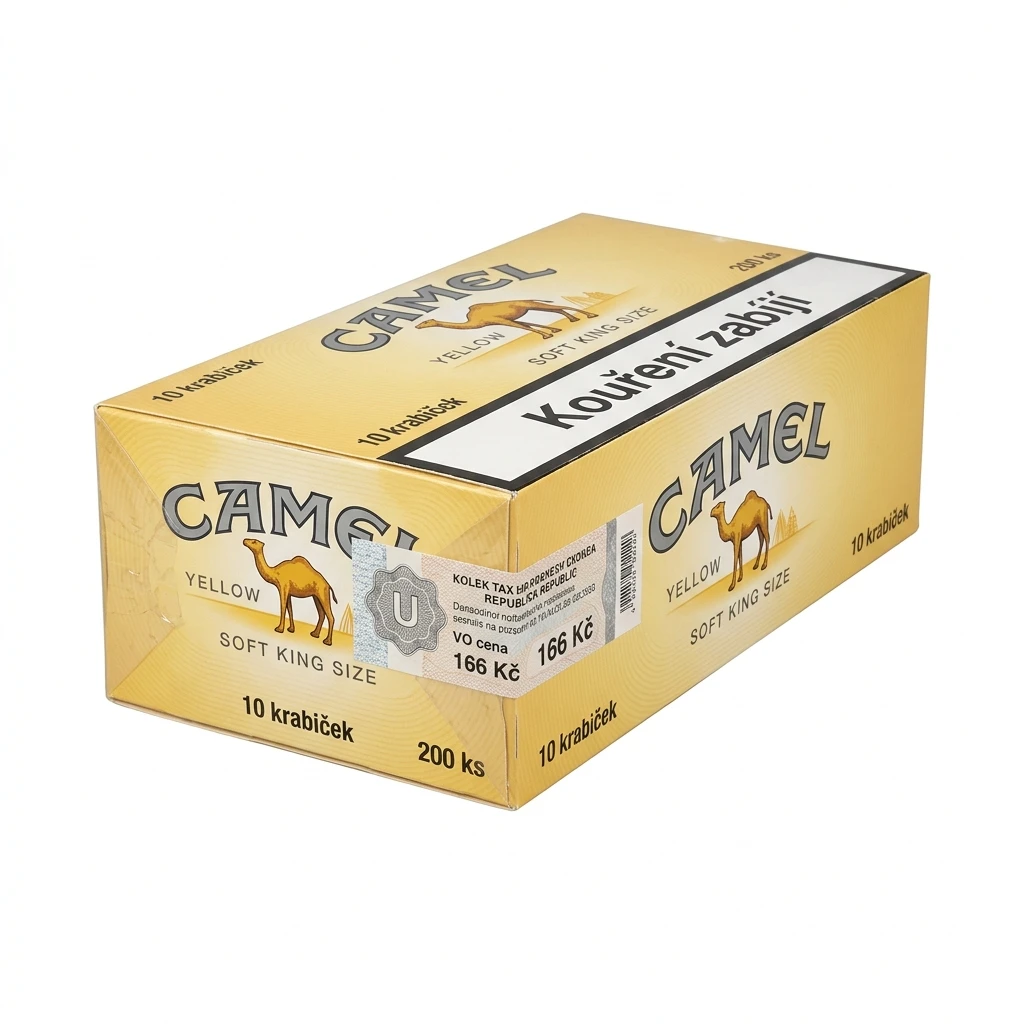 CAMEL Yellow Soft king size měkké bal. 10 krab. 20 ks kolek U 166 Kč VO cena