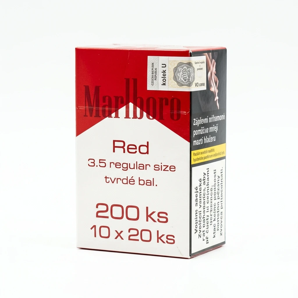 Marlboro Red 3.5 regular size tvrdé bal. 10 krab. 20 ks kolek U 164 kč VO cena