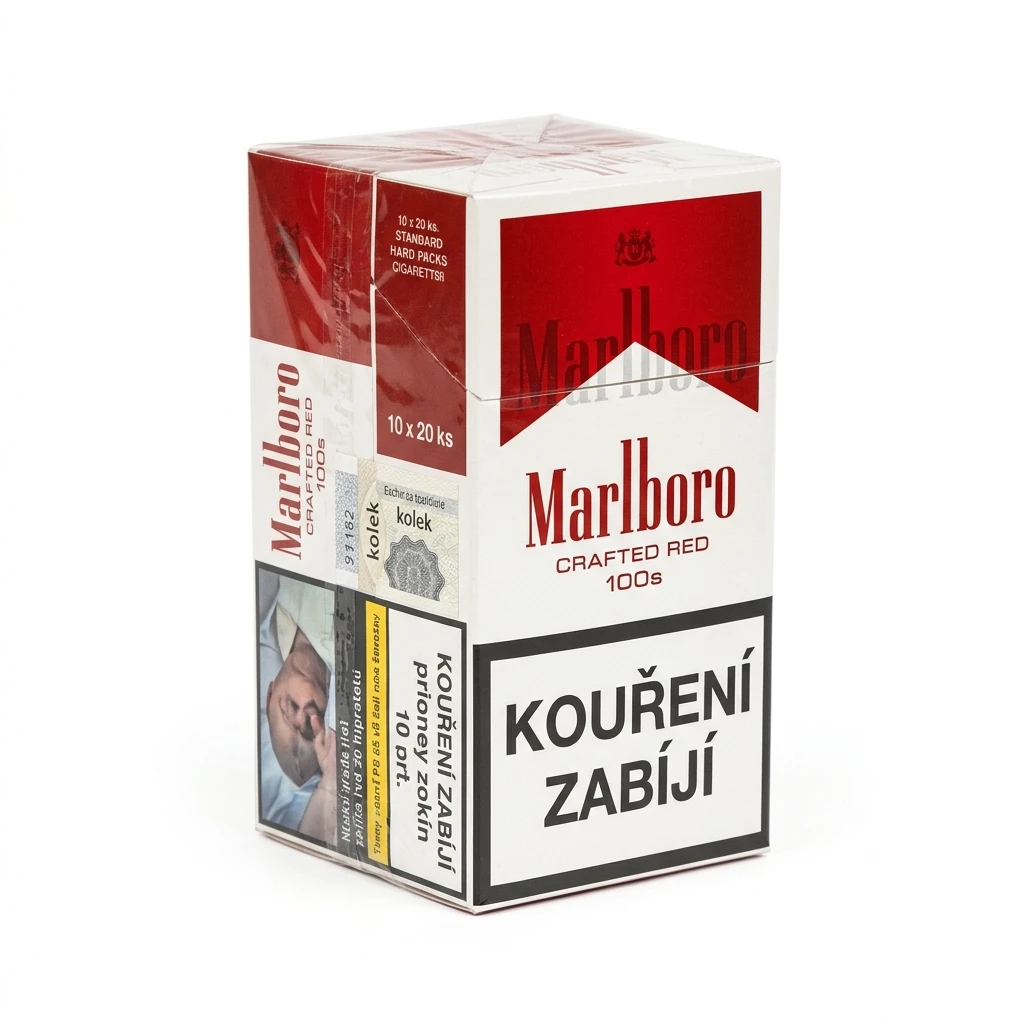 Marlboro Crafted Red 100 dlouhé tvrdé bal. 10 krab. 20 ks kolek U 161 Kč VO cena