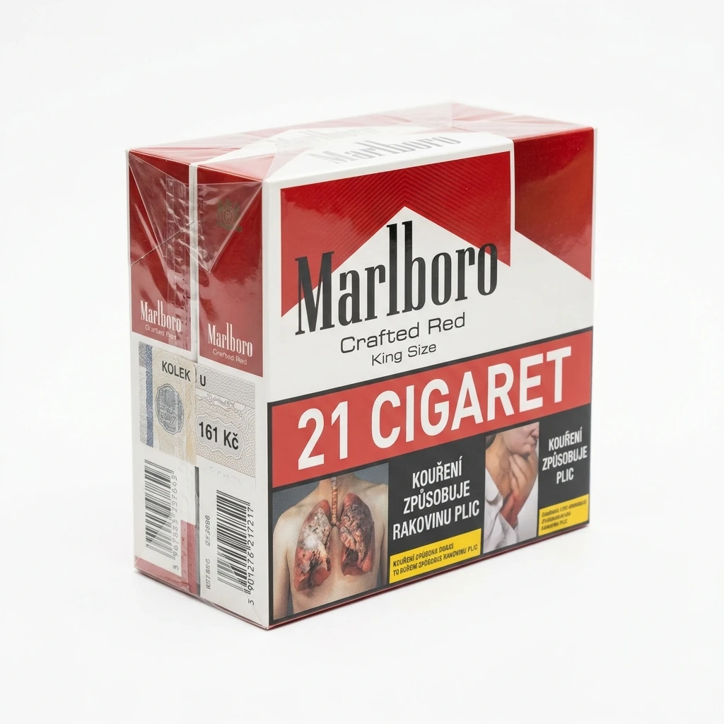 Marlboro Crafted Red king size tvrdé bal. 10 krab. 21 ks kolek U 161 Kč VO cena