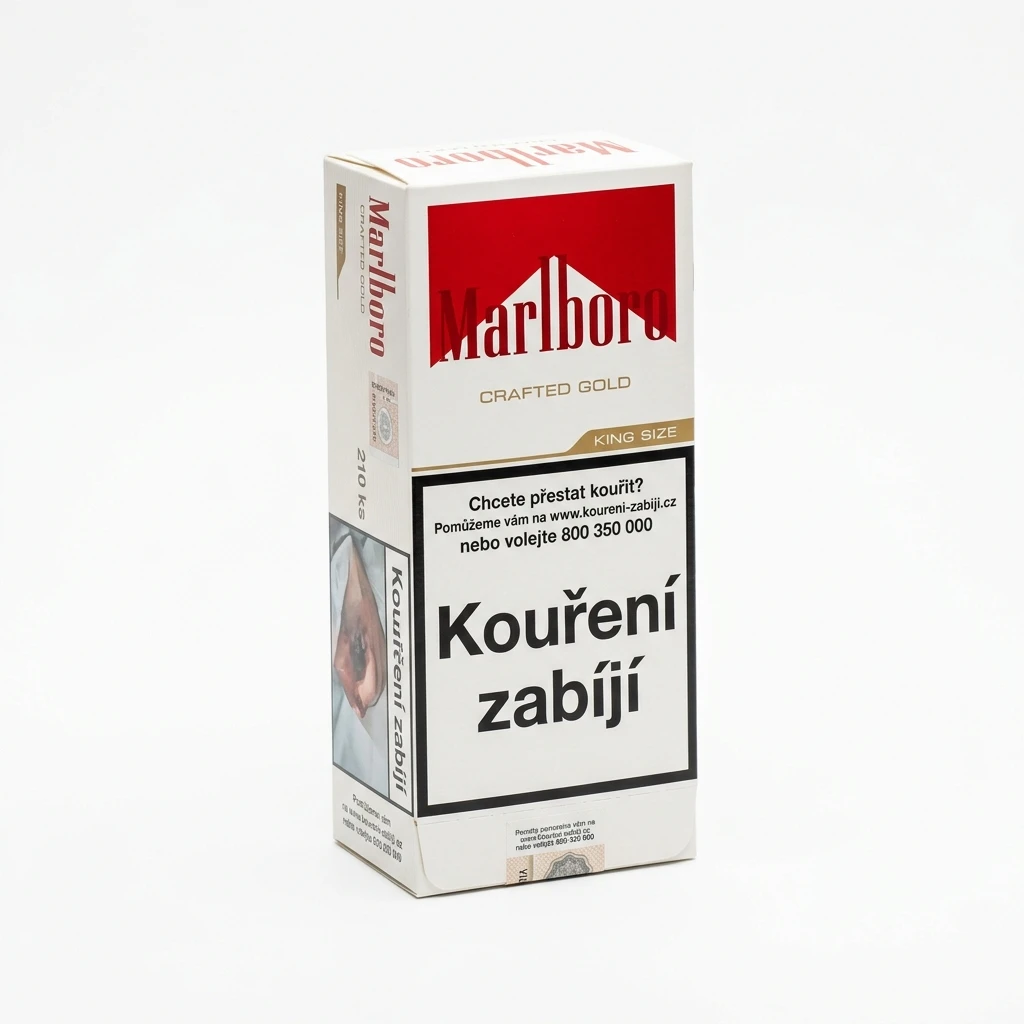 Marlboro Crafted Gold king size tvrdé bal. 10 krab. 21 ks kolek U 161 Kč VO cena