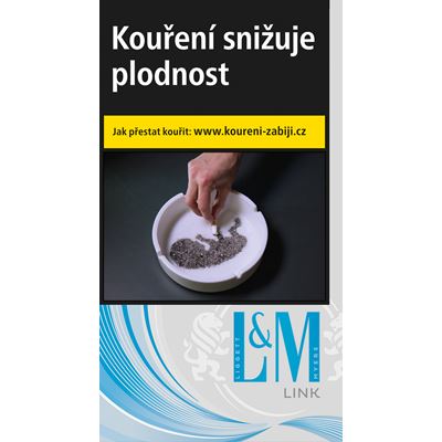 L&M Link Blue 100 SSL dlouhé tvrdé bal. 10 krab. 20 ks kolek U 162 Kč VO cena