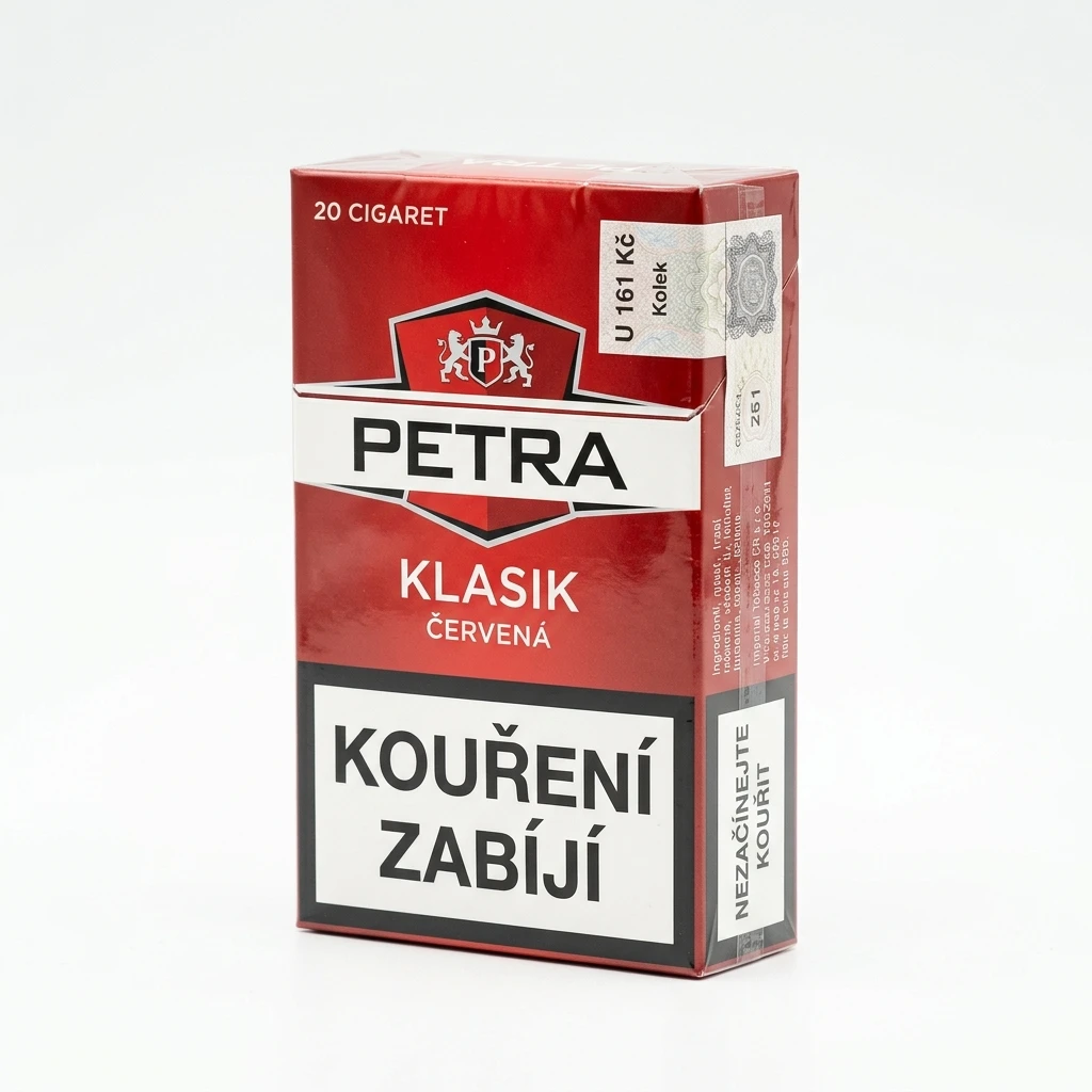 PETRA Klasik červená king size tvrdé bal. 10 krab. 20 ks kolek U 161 Kč VO cena