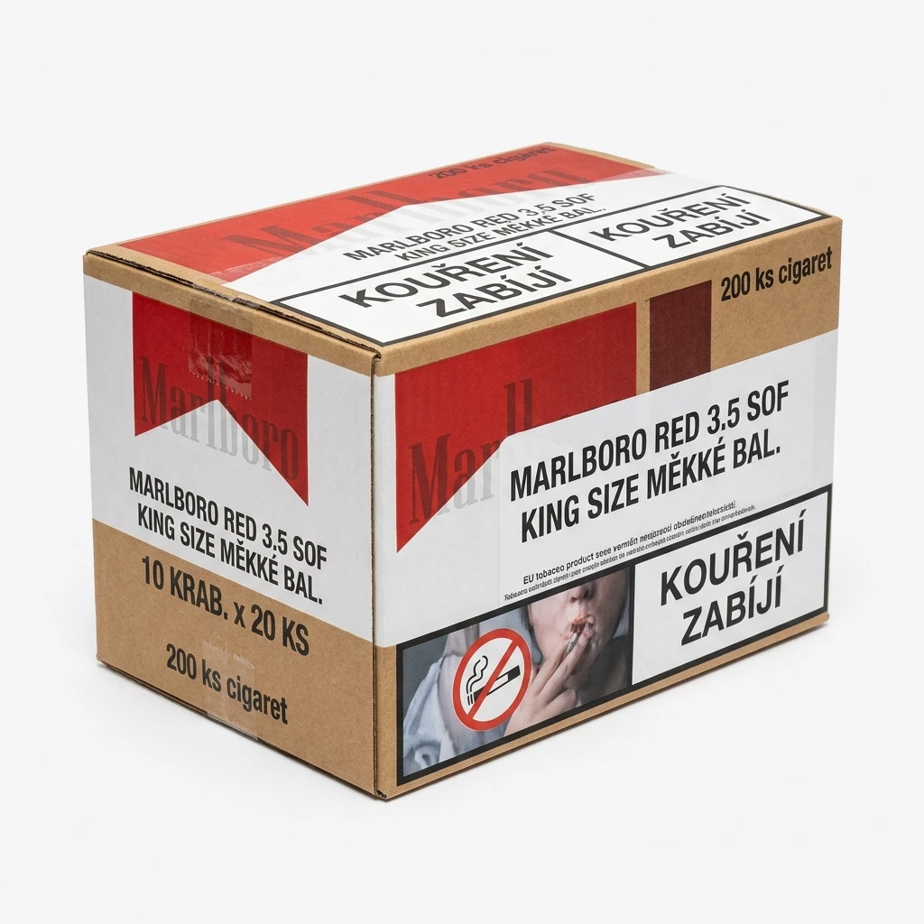 Marlboro Red 3.5 SOF king size měkké bal. 10 krab. 20 ks kolek U 171 VO cena