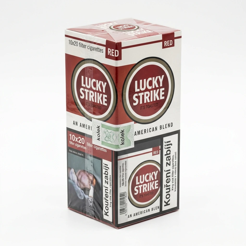 LUCKY STRIKE Red king size tvrdé bal. 10 krab. 20 ks kolek U 173 Kč VO cena