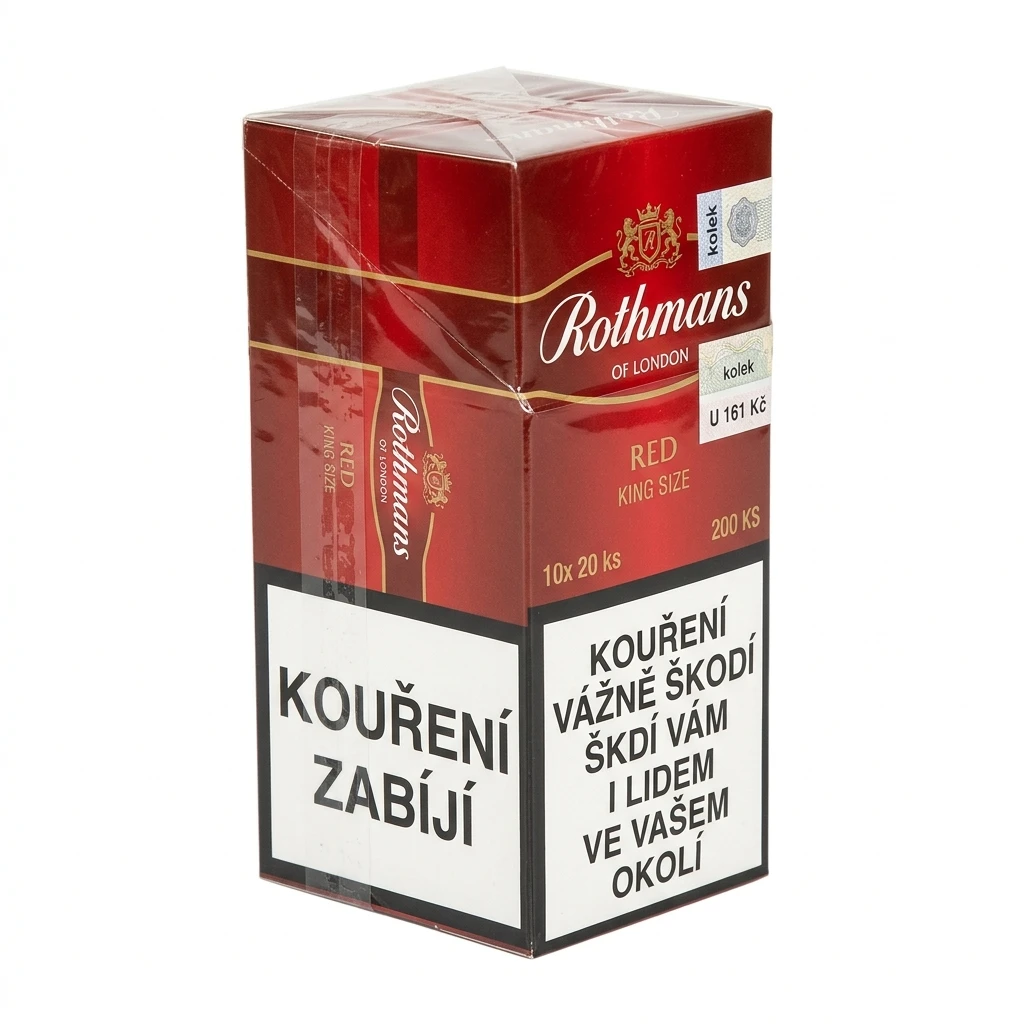 Rothmans Ol Red king size tvrdé bal. 10 krab. 20 ks kolek U 161 Kč VO cena