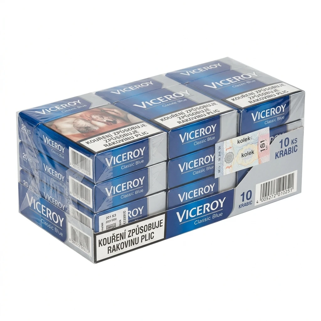 VICEROY Classic Blue king size tvrd bal. 10 krab. 20 ks kolek U 161 Kč VO cena