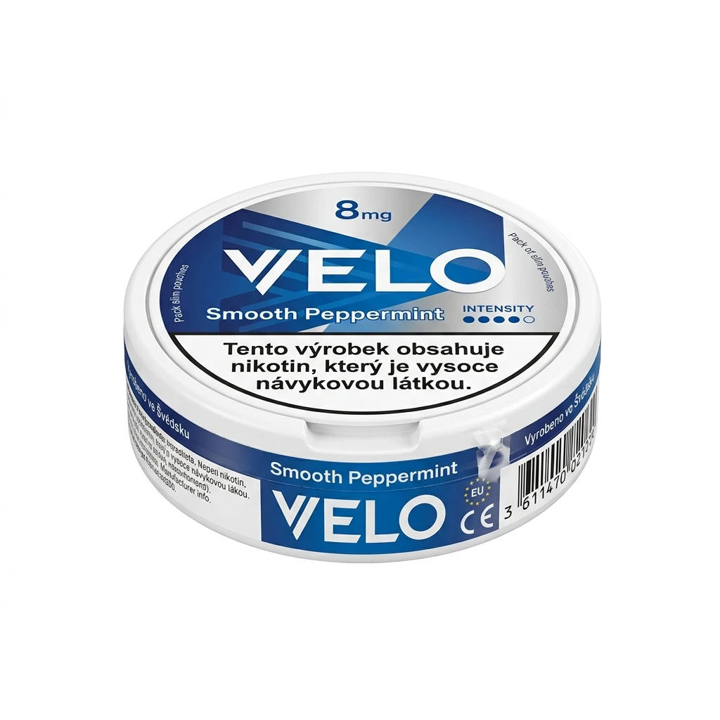 VELO Smooth Peppermint 8 mg kolek U 5 ks