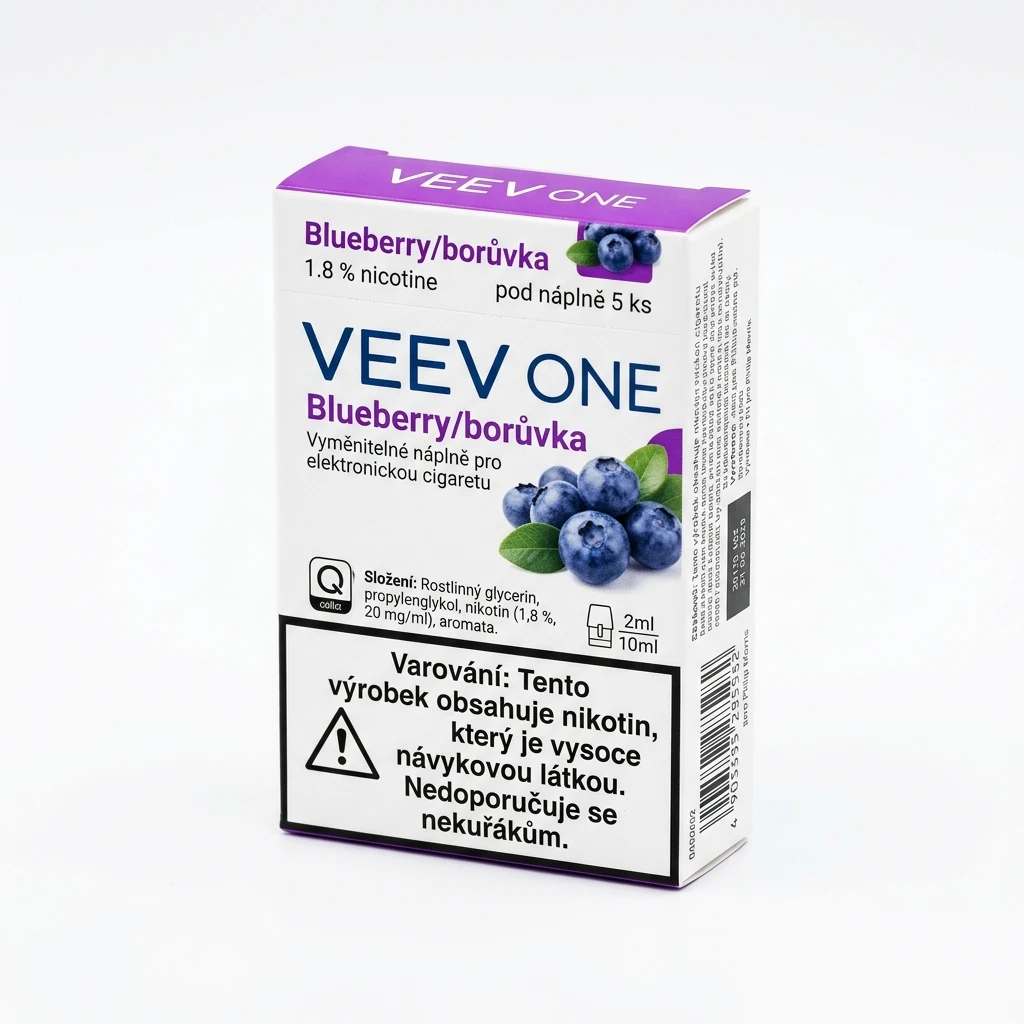 VEEV ONE Blueberry/borůvka 1,8 % kolek Q 5 ks
