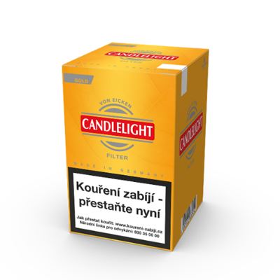 CANDLELIGHT Filter Gold R/U 50 ks