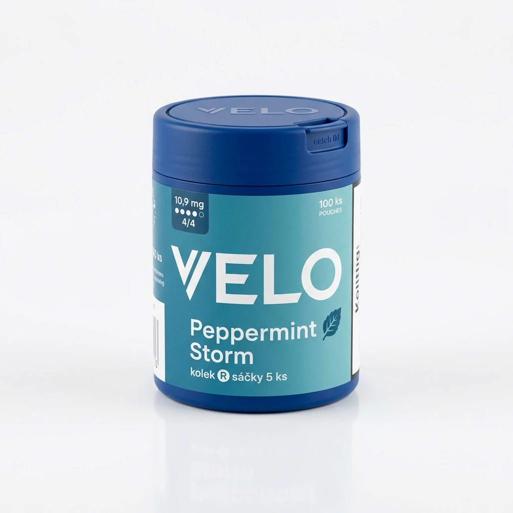 VELO Peppermint Storm 10,9 mg kolek R sáčky 5 ks