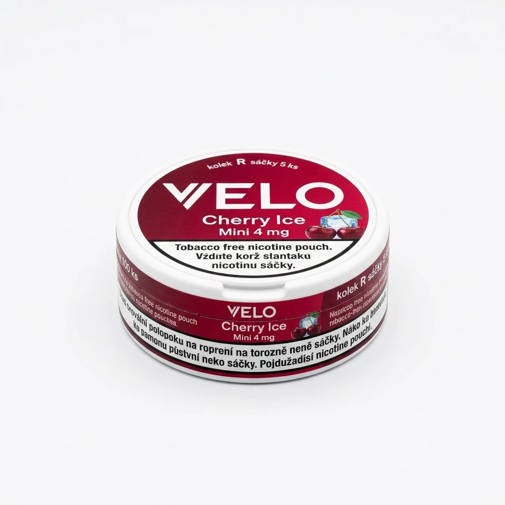 VELO Cherry Ice Mini 4 mg kolek R sáčky 5 ks