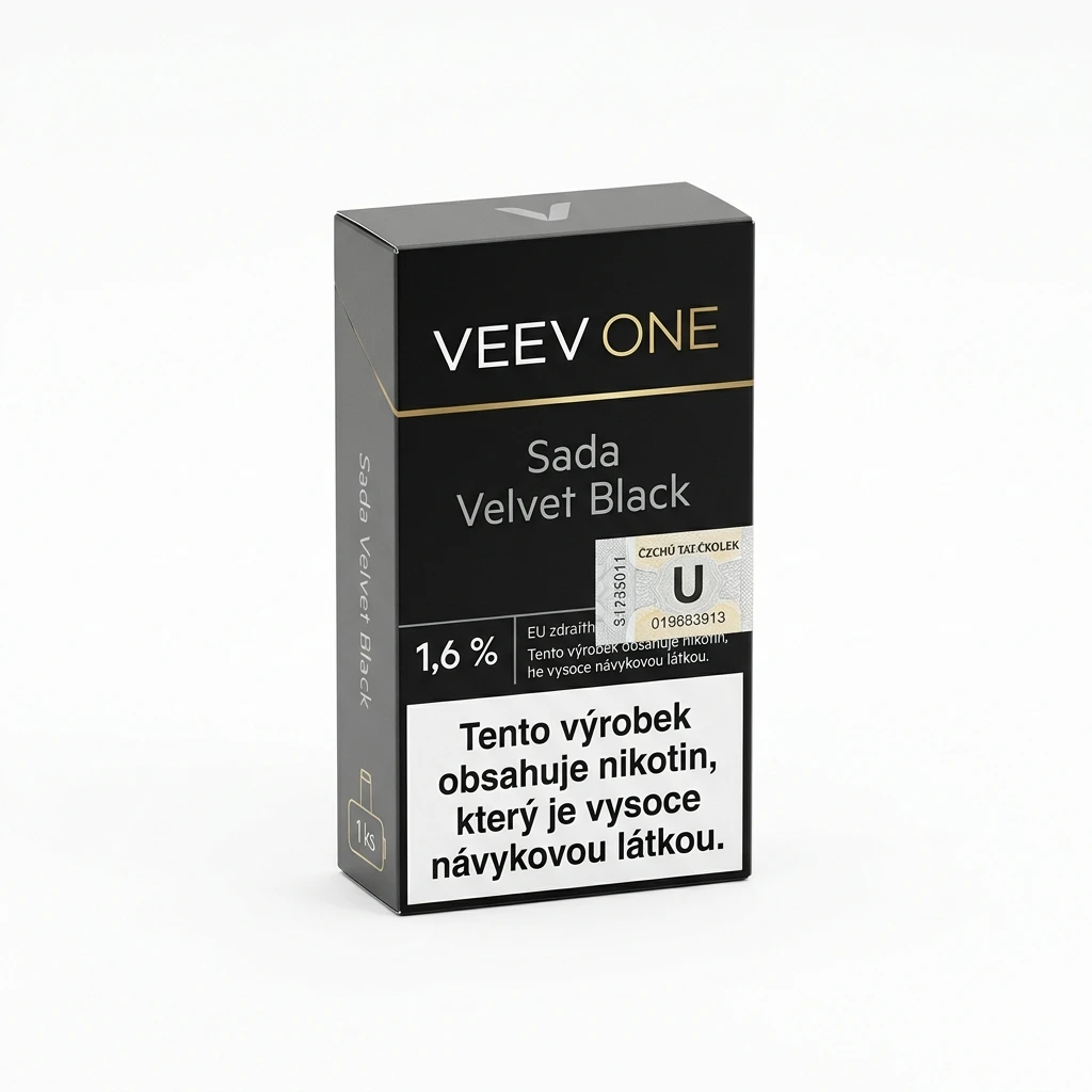 VEEV ONE Sada Velvet Black 1,6 % kolek U 1 ks
