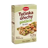 Emco Tyčinka ořechy pistácie 3 x 35 g