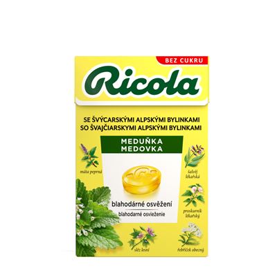 Ricola Meduňka Bonbóny bez cukru 20 x 40 g