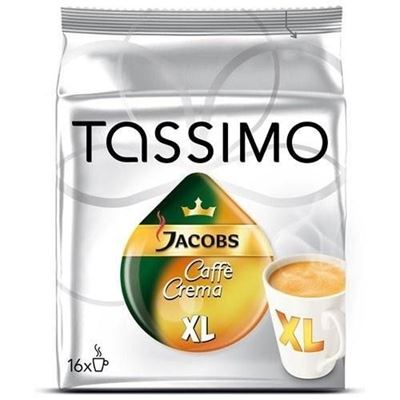 TASSIMO JACOBS Krönung Café Crema XL kapsle kávové 16 x 8,3 g