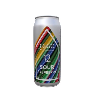 ZICHOVEC Sour Raspberry/malina 12 pivo 500 ml