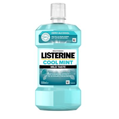 LISTERINE Cool Mint/máta Mild Taste ústní voda 500 ml