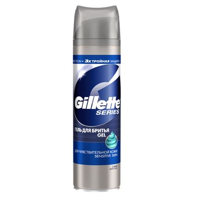 Gillette Series Sensitive gel na holení 200 ml