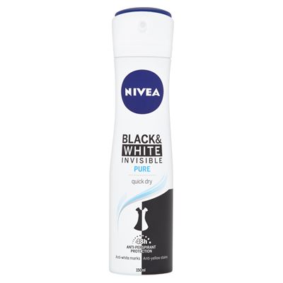 NIVEA Deo Black & White Pure dám. 150 ml