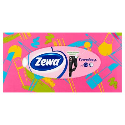 Zewa Everyday Cotton kapesníky 2vrstvé 100 ks box