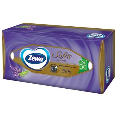 Zewa Softis perfume kapesníky mix 4vrstvé box 80 ks
