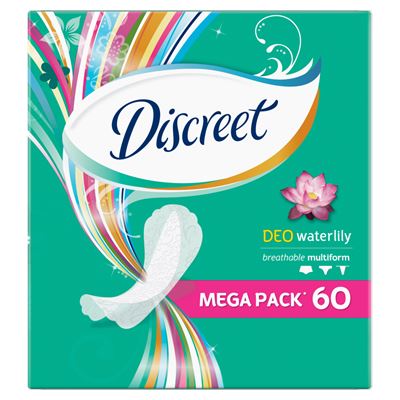 Discreet Intim Waterlily slipové vložky 60 ks